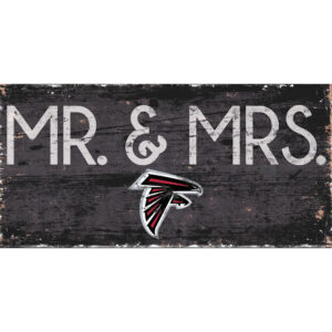 Atlanta Falcons 6'' x 12'' Mr. & Mrs. Sign