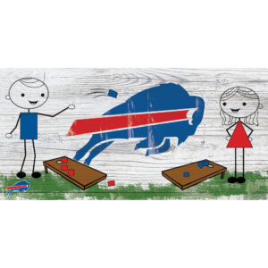 Buffalo Bills 6'' x 12'' Fansticks Cornhole Sign
