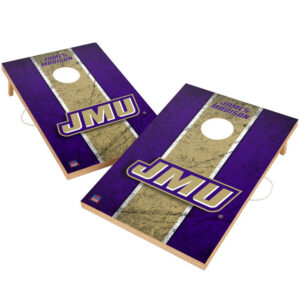 James Madison Dukes 2' x 3' Solid Wood Cornhole Board Set