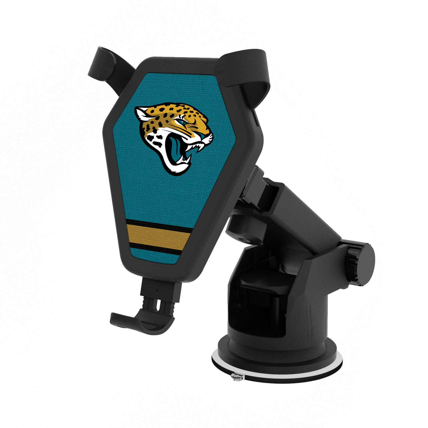 Jacksonville Jaguars Stripe Design Wireless Car Charger