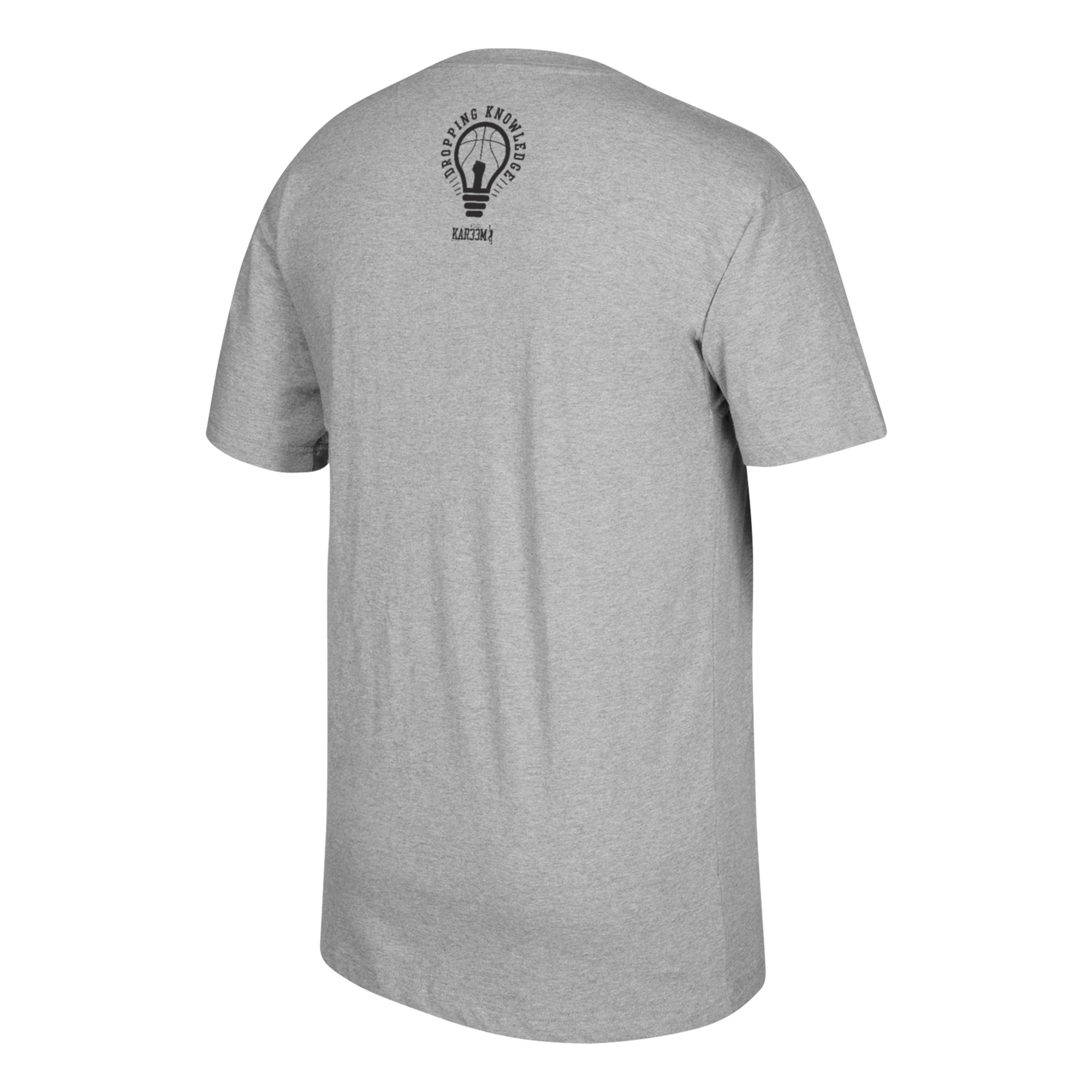 Men's Mitchell & Ness Kareem Abdul-Jabbar Gray Social Justice Warrior T-Shirt - Image 7