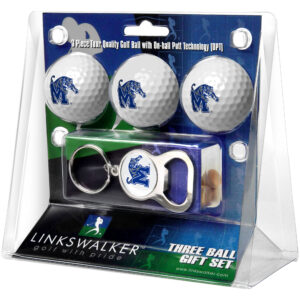 Memphis Tigers 3-Ball Gift Pack & Key Chain Bottle Opener