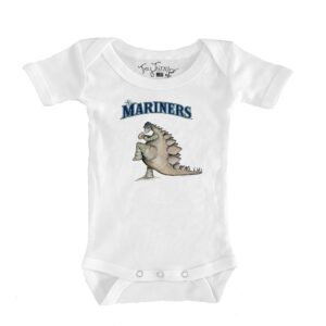 Infant Tiny Turnip White Seattle Mariners Stega Bodysuit