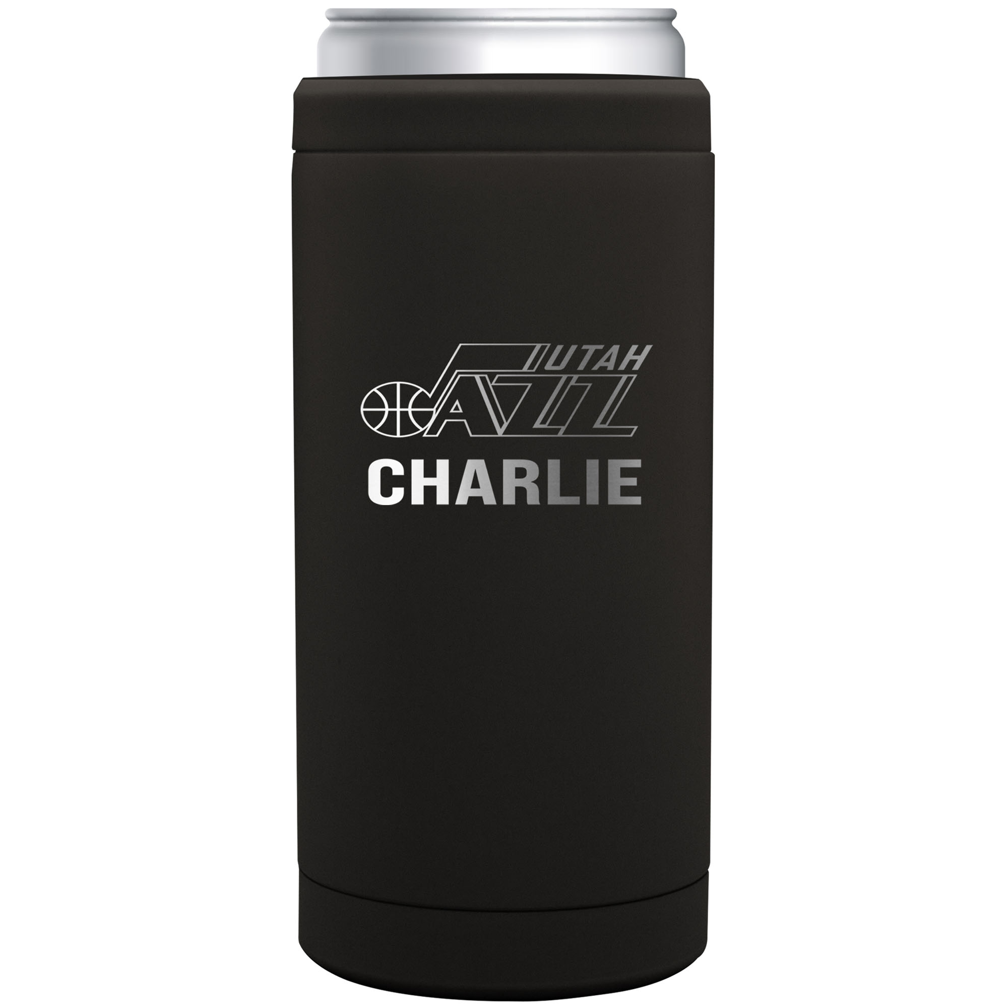 Utah Jazz 12oz. Personalized Stainless Steel Slim Can Cooler