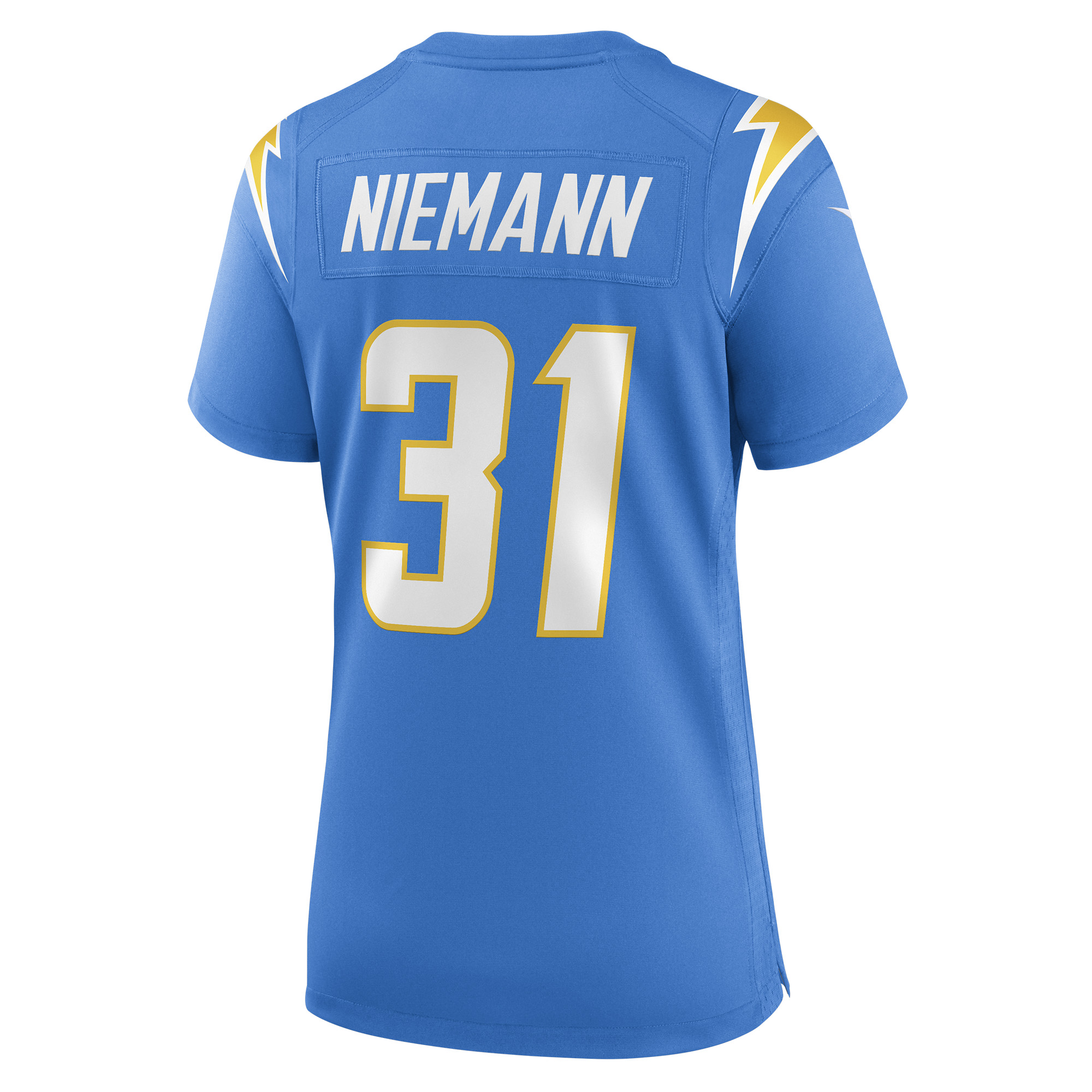 Women's Nike Nick Niemann Powder Blue Los Angeles Chargers Game Player Jersey - Image 4