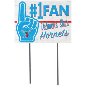 Delaware State Hornets 18'' x 24'' #1 Fan Yard Sign