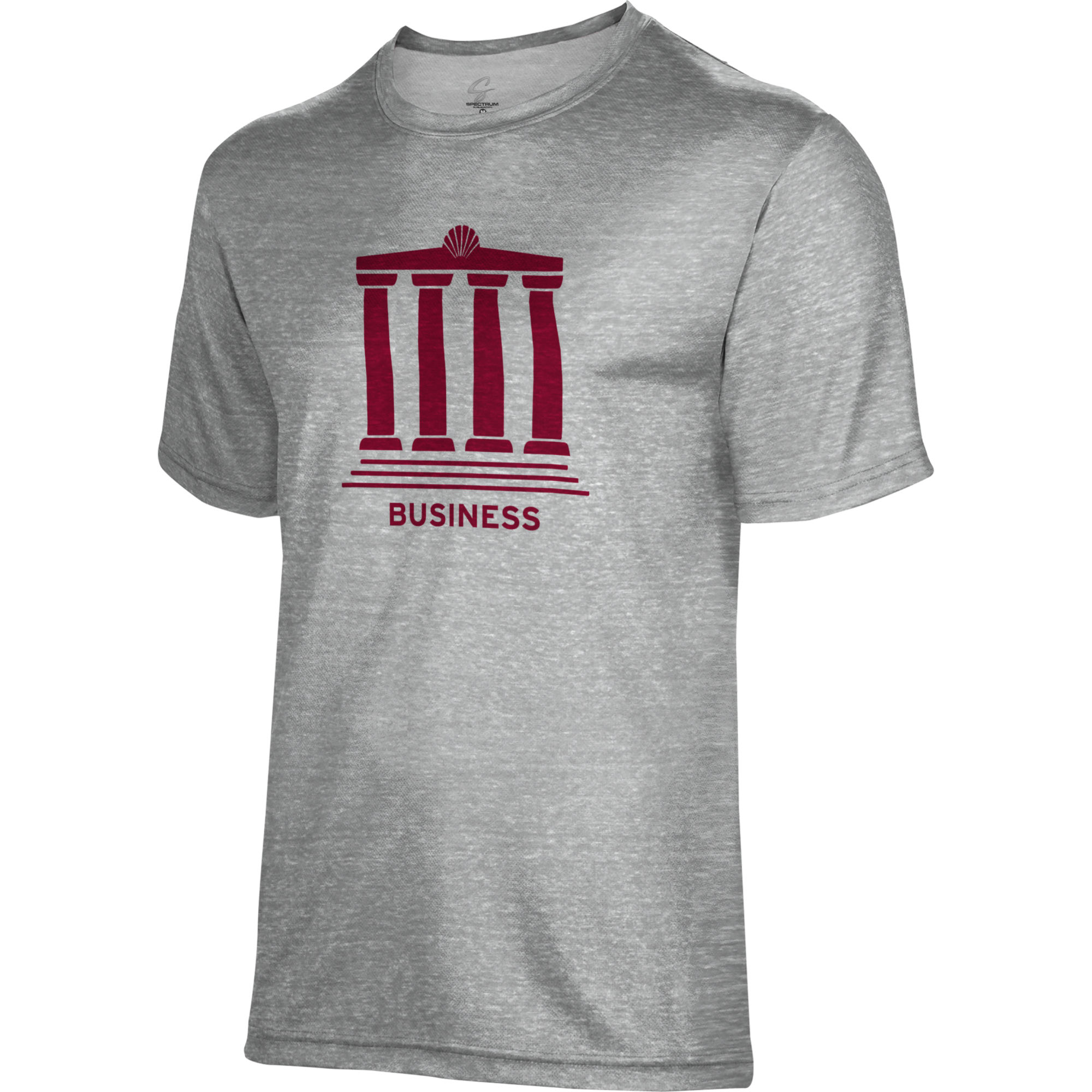 Men's Gray Concordia University (IL) Cougars Business Name Drop T-Shirt - Image 3