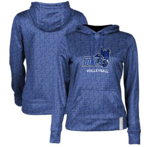 Women's Blue Southern Connecticut Owls Volleyball Pullover Hoodie