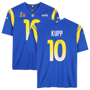 Cooper Kupp Los Angeles Rams Autographed Super Bowl LVI Champions Nike Game Jersey with "SB LVI MVP" Inscription