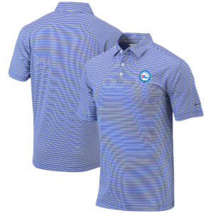 Men's Columbia Royal Philadelphia 76ers Golf Club Invite Omni-Wick Polo
