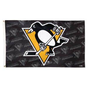 WinCraft Pittsburgh Penguins 3' x 5' Single-Sided Deluxe Game Day Team Flag