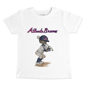 Youth Tiny Turnip White Atlanta Braves James T-Shirt