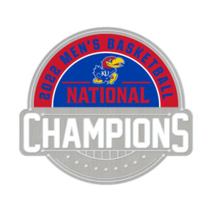 WinCraft Kansas Jayhawks 2022 NCAA Men's Basketball National Champions Collector Pin