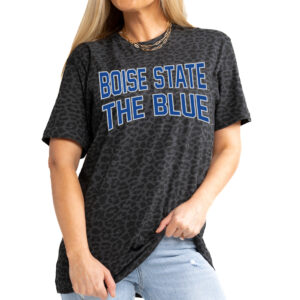 Women's Gameday Couture Leopard Boise State Broncos Fan Favorite Leopard T-Shirt