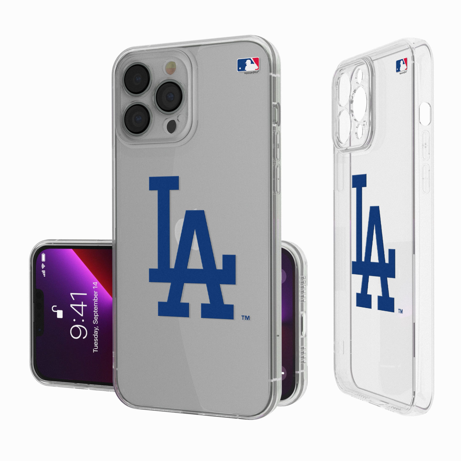 Los Angeles Dodgers iPhone Insignia Clear Case