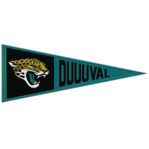 WinCraft Jacksonville Jaguars 13" x 32" Slogan Pennant