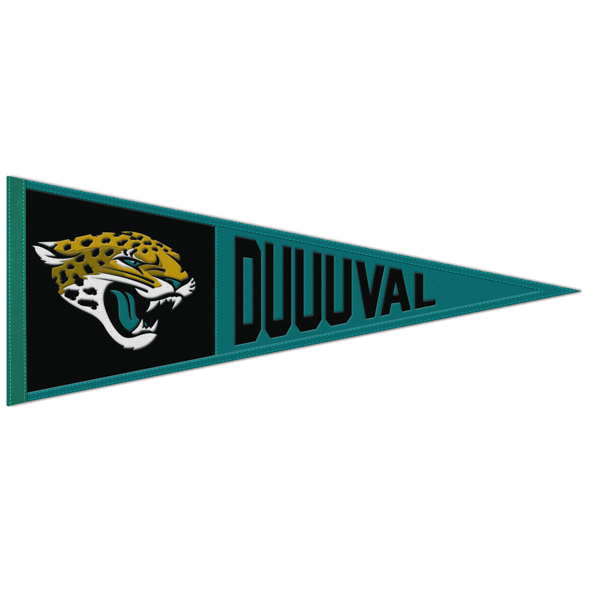 WinCraft Jacksonville Jaguars 13" x 32" Slogan Pennant