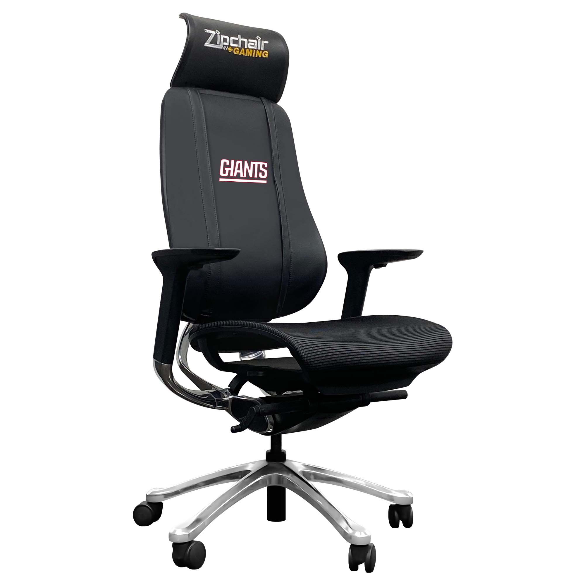 Black New York Giants Logo PhantomX Gaming Chair - Image 2