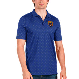 Men's Antigua Royal Real Salt Lake Spark Polo