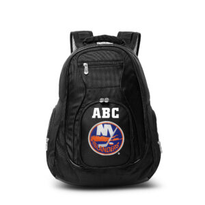MOJO Black New York Islanders Personalized Premium Laptop Backpack