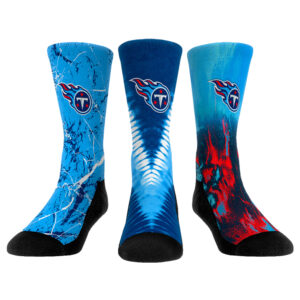 Youth Rock Em Socks Tennessee Titans 3-Pack Crew Socks Set
