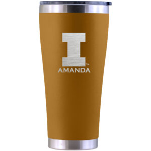 Illinois Fighting Illini Personalized 30oz. Laser Etched Canyon Tumbler