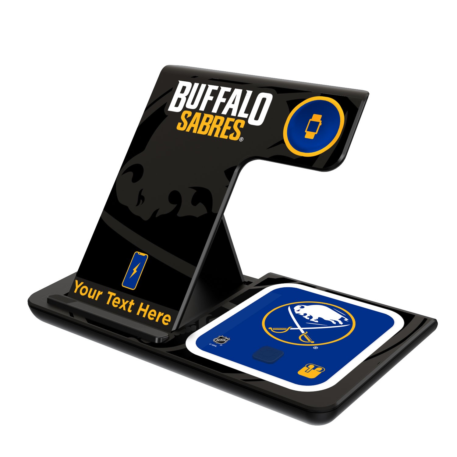 Buffalo Sabres Personalized 3-in-1 Charging Station