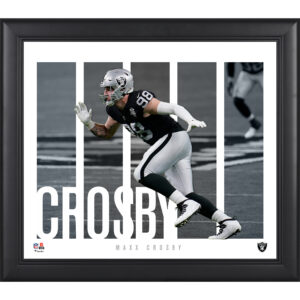 Maxx Crosby Las Vegas Raiders Framed 15" x 17" Player Panel Collage