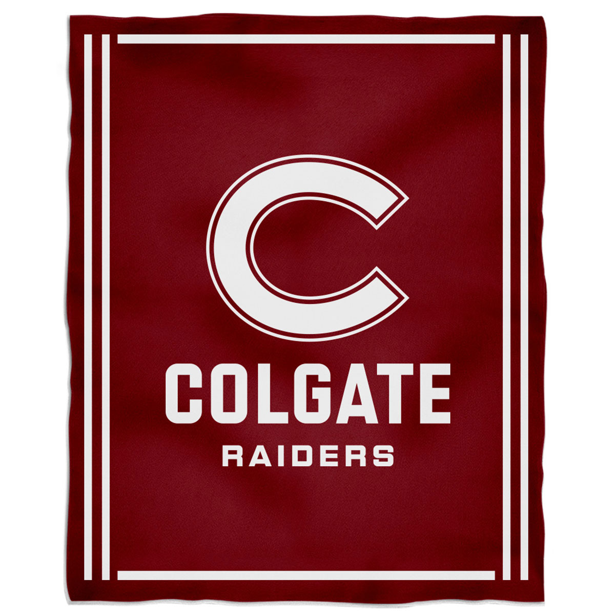 Colgate Raiders 36'' x 48'' Children's Mascot Plush Blanket