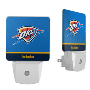 Oklahoma City Thunder Personalized Two-Piece Nightlight Set