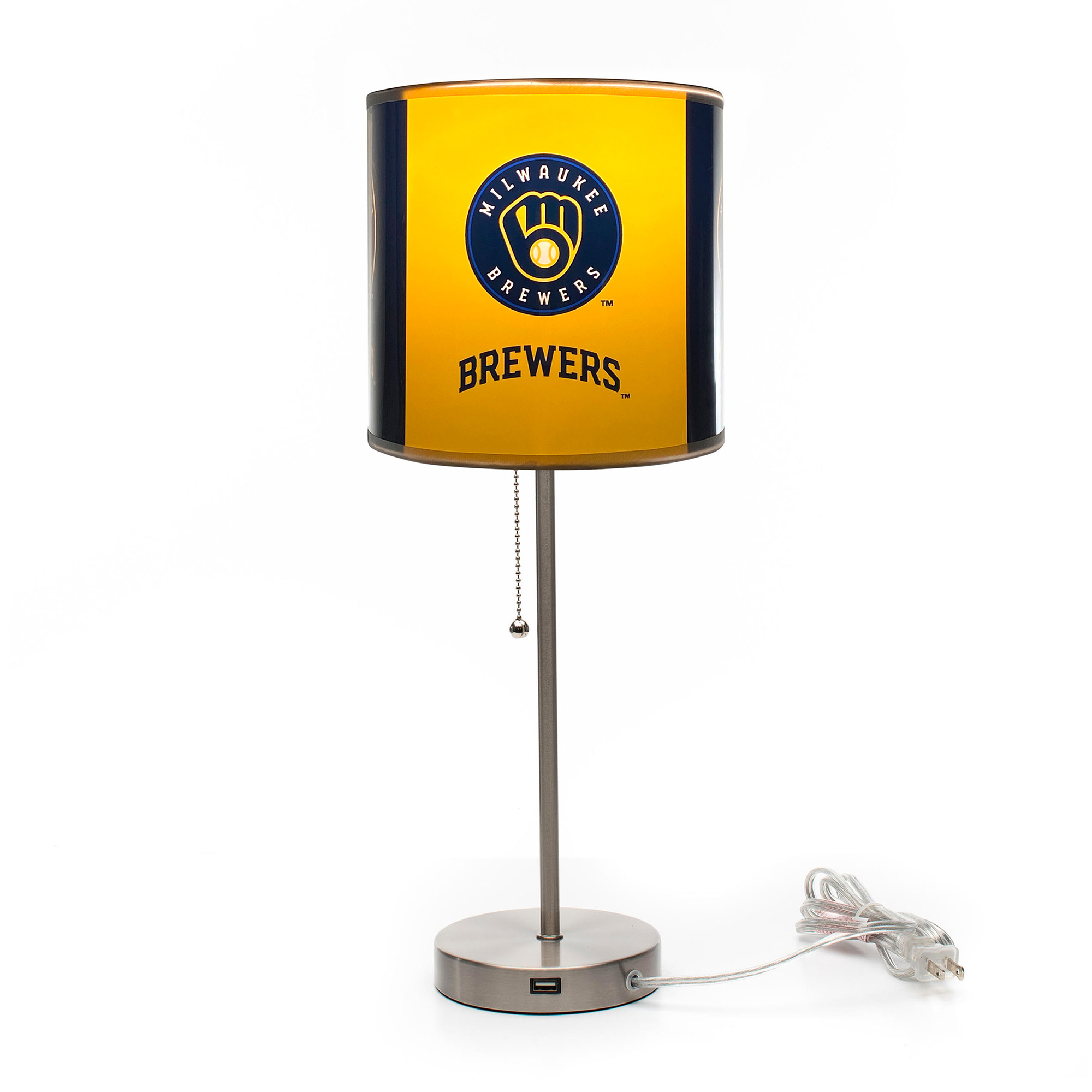 Imperial Milwaukee Brewers Chrome Desk Lamp