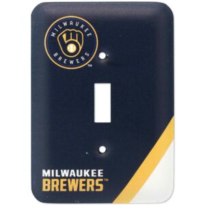 Milwaukee Brewers 2-Pack Light Switch Plate