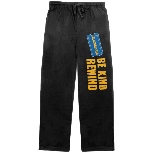 Men's Black Blockbuster Pajama Pants