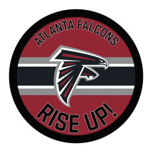 Atlanta Falcons 15" Round LED Lit Wall Sign