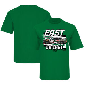 Youth Checkered Flag Green Brad Keselowski Fast Or Last T-Shirt
