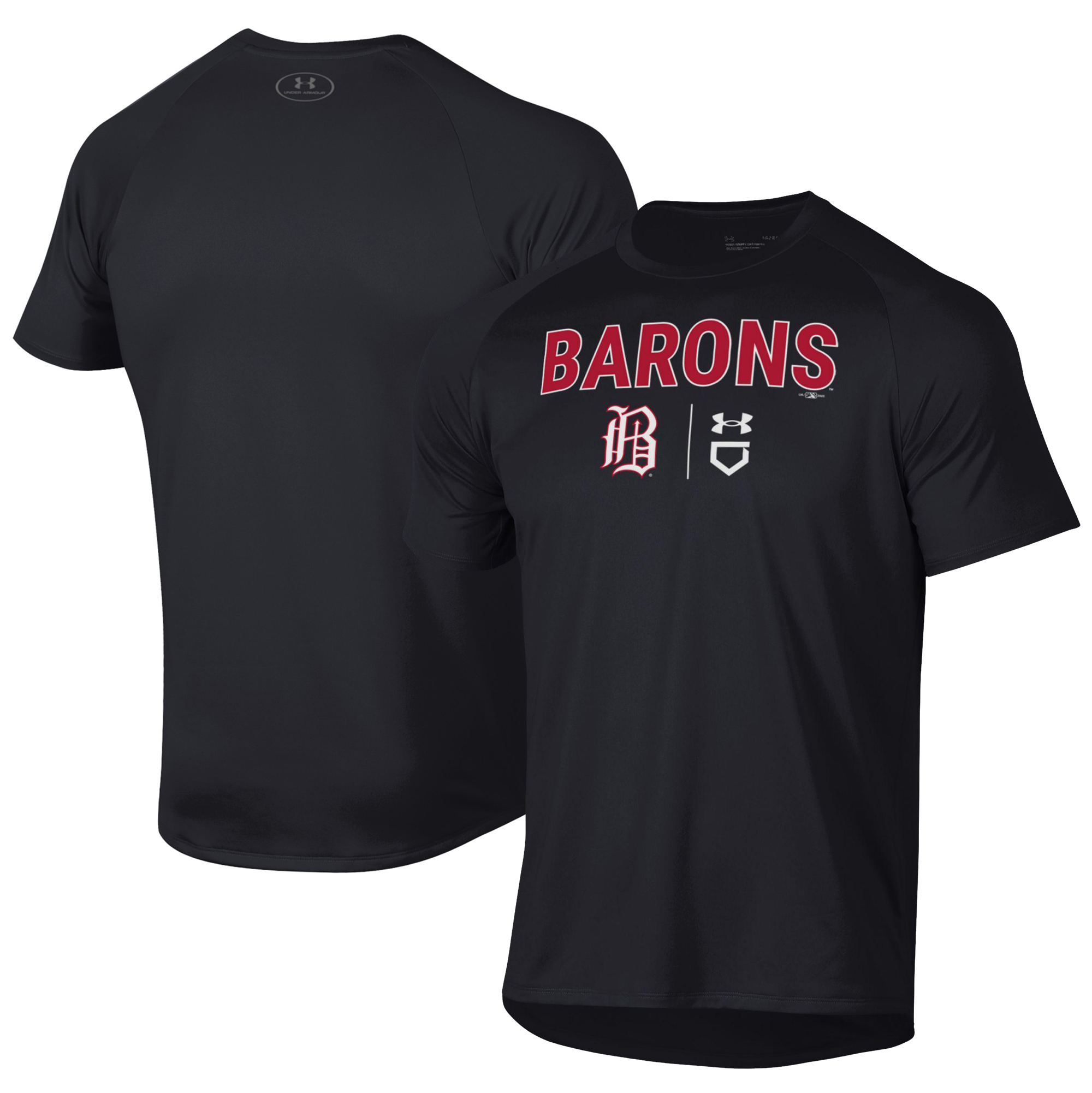 Men's Under Armour Black Birmingham Barons Tech T-Shirt