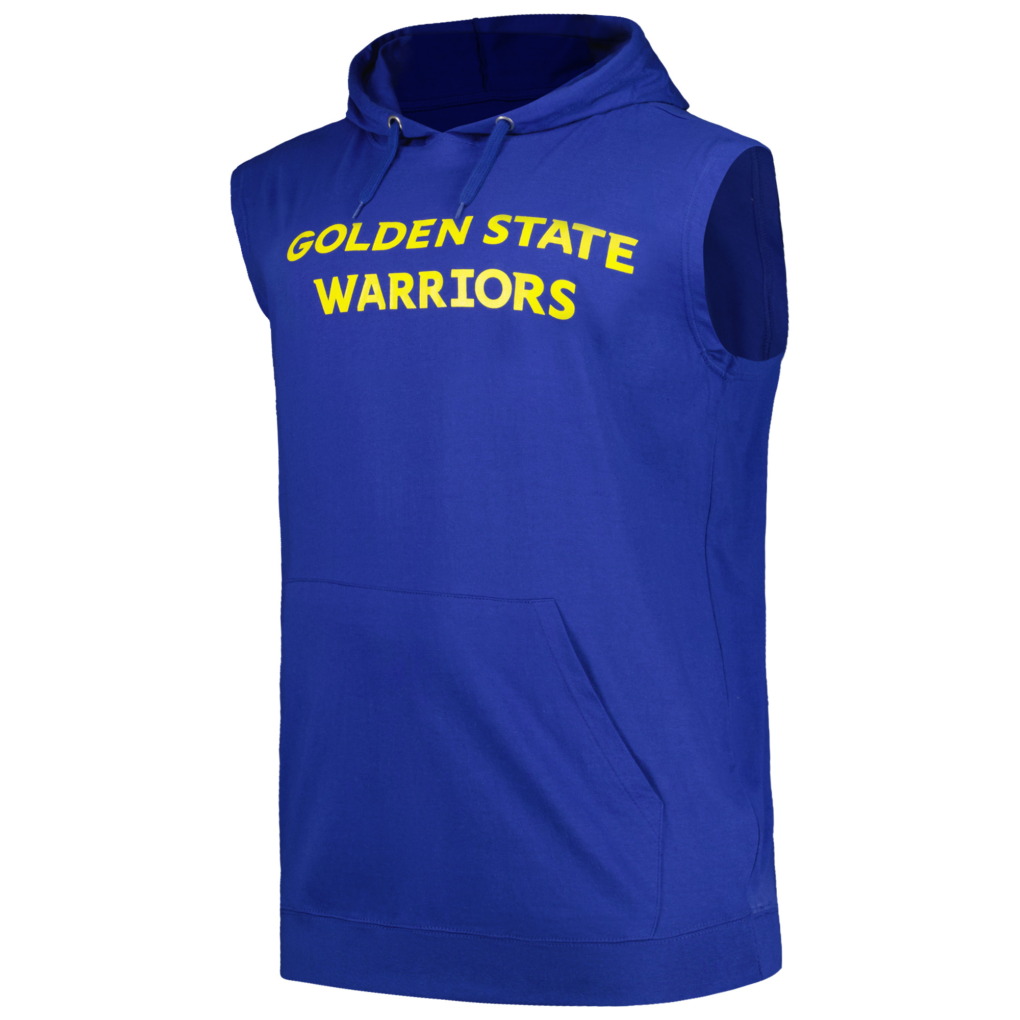 Men's Fanatics Royal Golden State Warriors Big & Tall Jersey Muscle Pullover Hoodie - Image 3