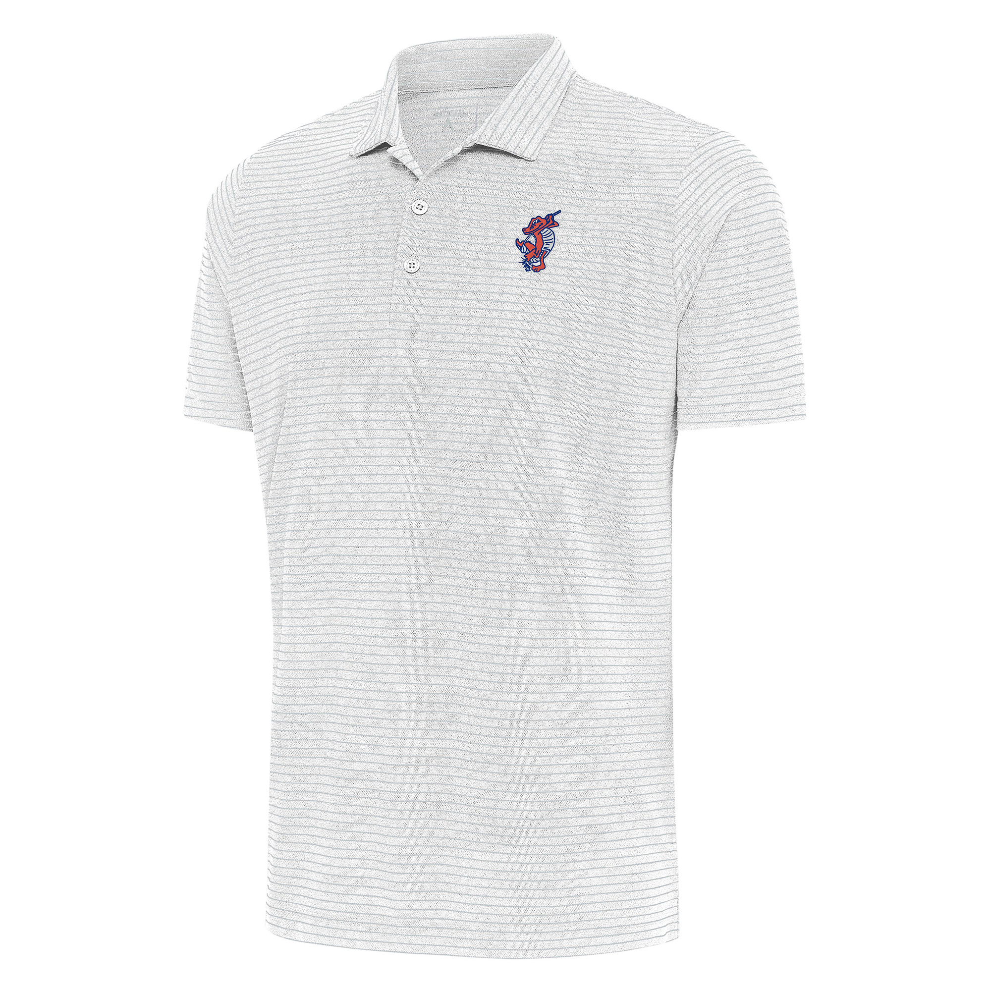 Men's Antigua White Florida Gators Swinging Gator Esteem Polo