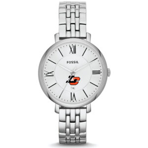 Women's Fossil  Silver Lewis & Clark College Pioneers Jacqueline Stainless Steel Watch
