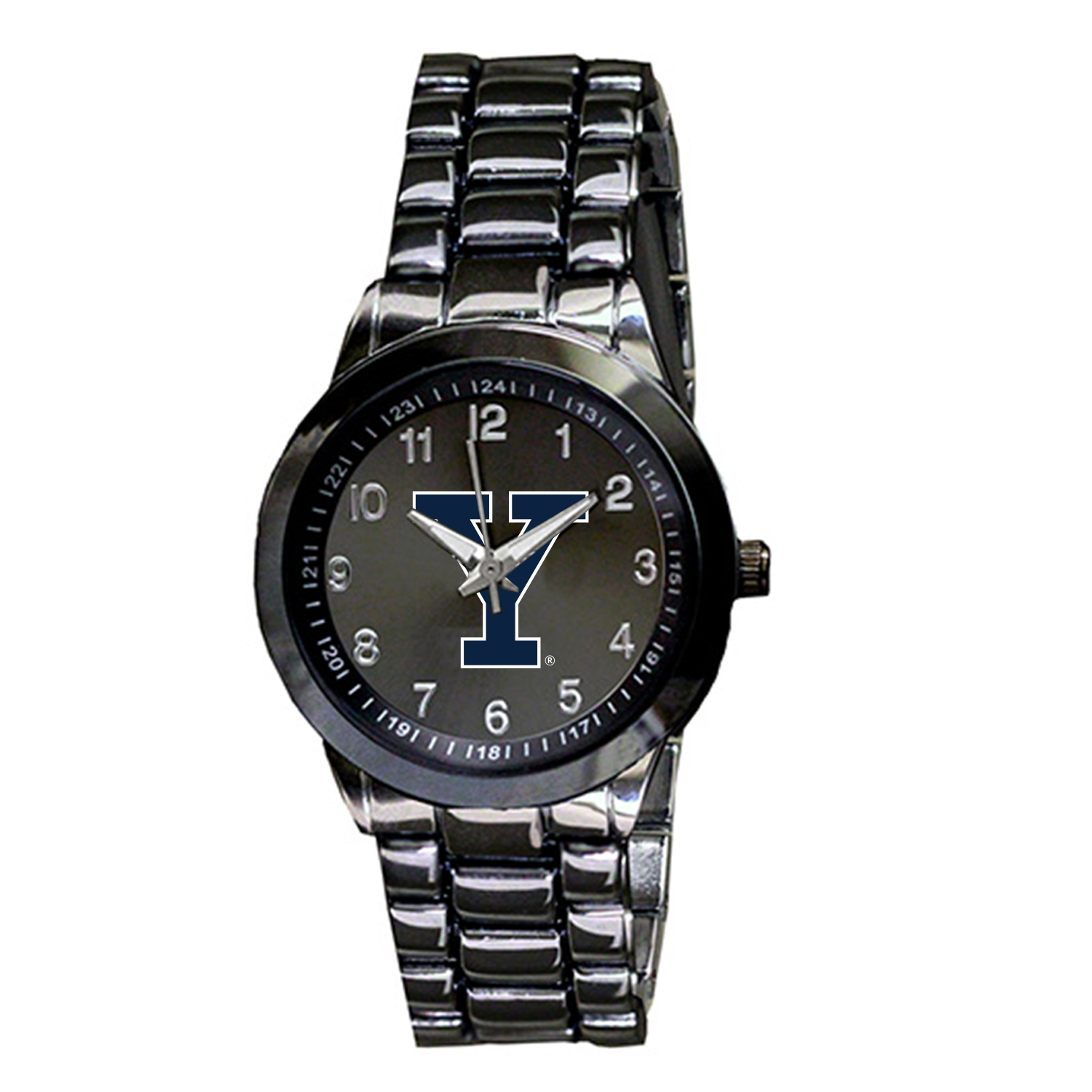 Women's Gunmetal Yale Bulldogs Integris Stainless Steel Watch