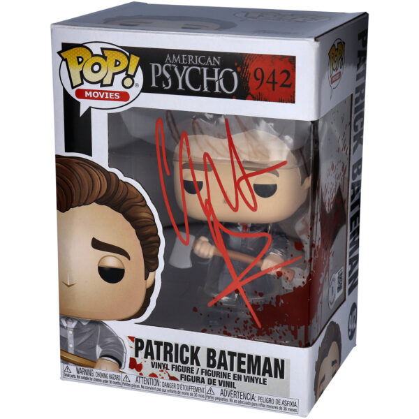 Christian Bale American Psycho Autographed Patrick Bateman #942 Funko Pop! - BAS - Image 4