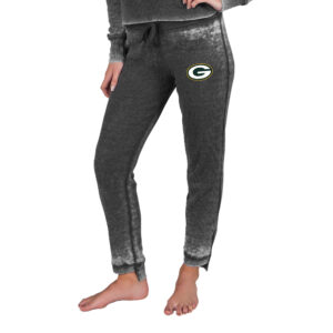Women's Concepts Sport  Charcoal Green Bay Packers Resurgence Waffle Knit Pants