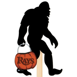 Tampa Bay Rays 12" Bigfoot Halloween Yard Stake