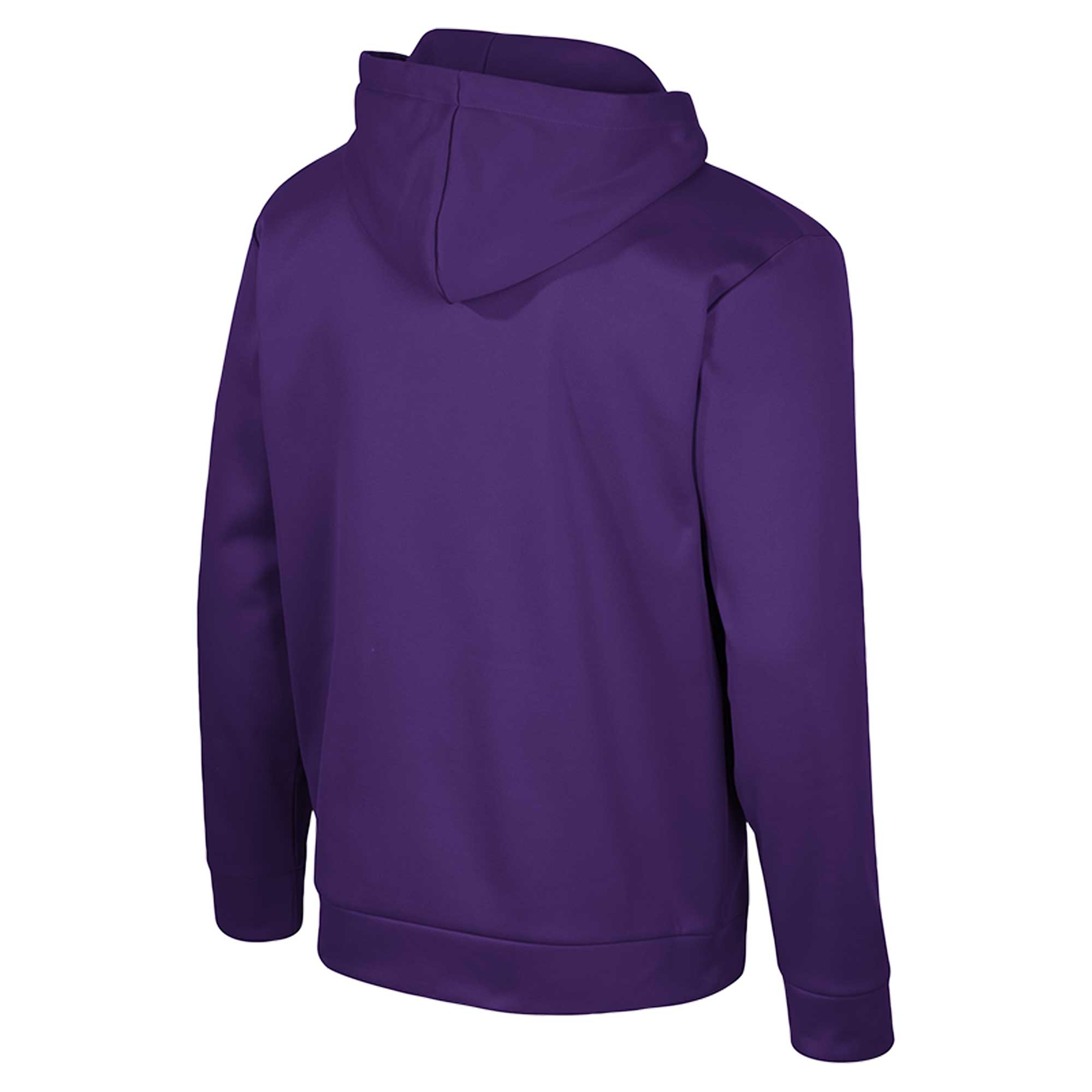 Men's Colosseum Purple LSU Tigers Quarter-Zip Hoodie - Image 4