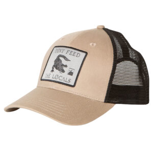Men's Flomotion Tan/Black Local OG Trucker Adjustable Hat