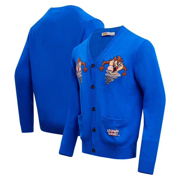 Men's Freeze Max Royal Looney Tunes Taz Cardigan - Image 10