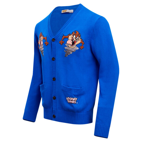 Men's Freeze Max Royal Looney Tunes Taz Cardigan - Image 11