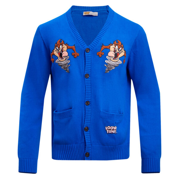 Men's Freeze Max Royal Looney Tunes Taz Cardigan - Image 12
