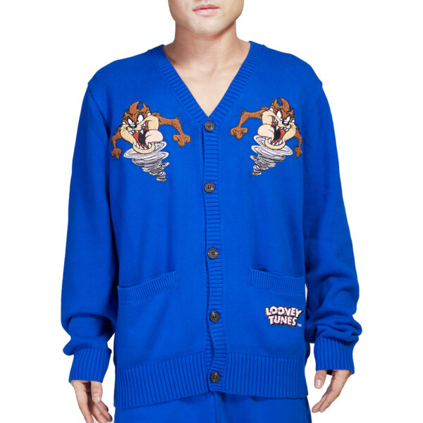 Men's Freeze Max Royal Looney Tunes Taz Cardigan - Image 15