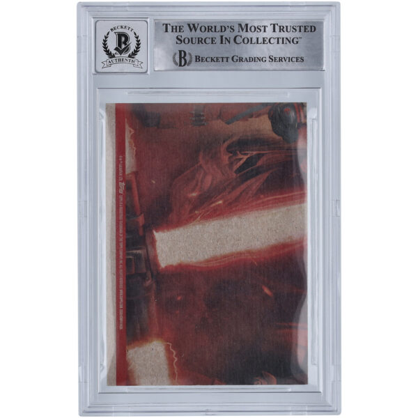 Doug Chiang Star Wars Autographed 2015 Topps Journey To The Force Awakens Slime Green #86 BGS Authenticated 10 Card - Image 9